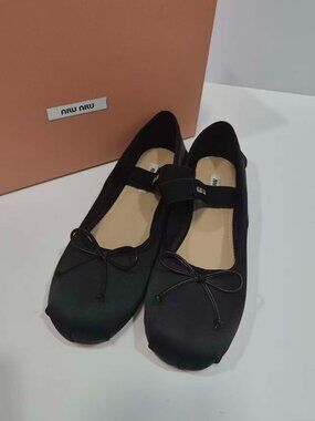 Miu Miu Black ballet Flats